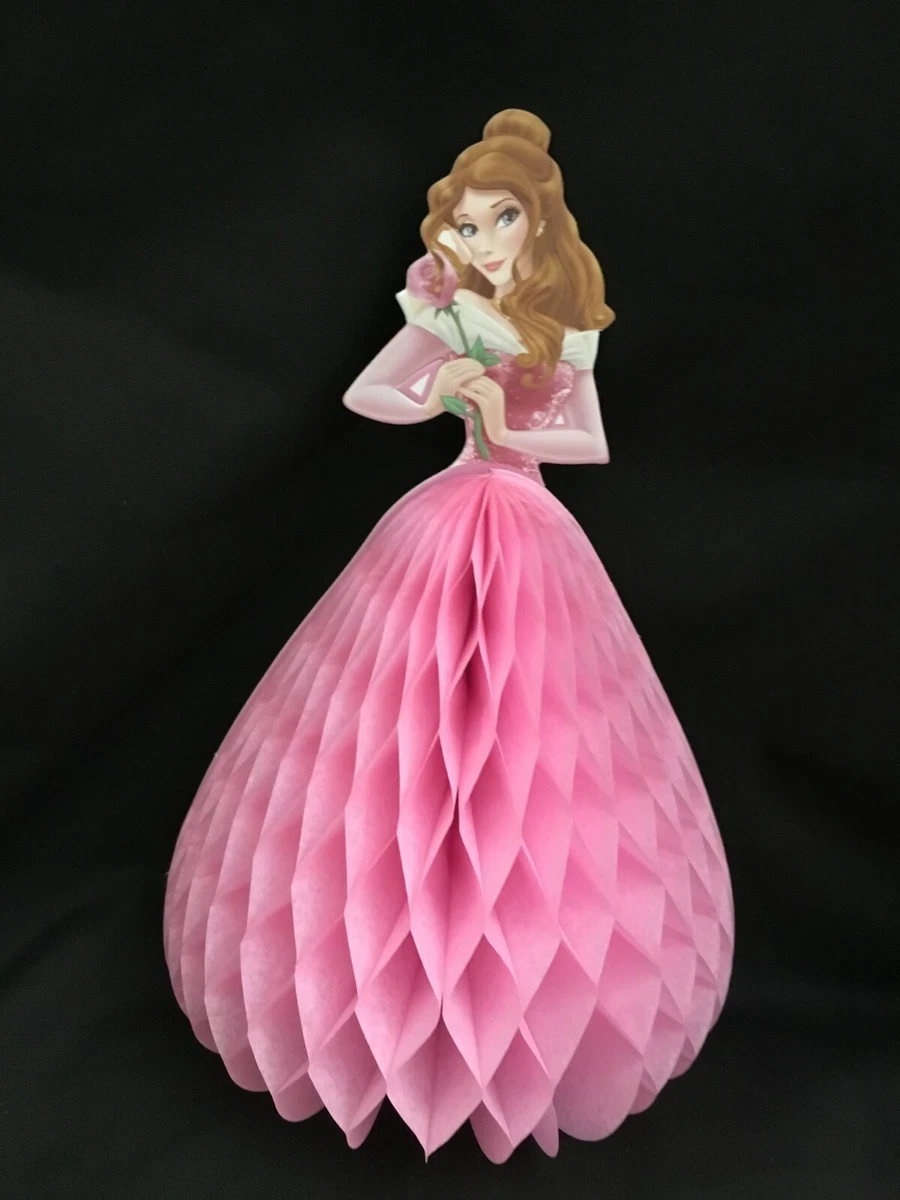 Vestido Aurora Rosa 3D Tarjeta Pop Up Disney Princesa Bella Durmiente Boda Amor