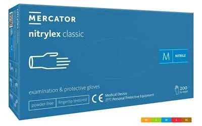 Mercator Nitrylex Classic Premium Blau 200 Pack