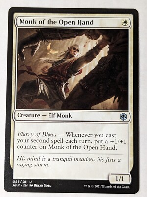 MONK OF THE OPEN HAND - Magic The Gathering MTG Collectible Card game | eBay MONK OF THE OPEN HAND - Magic The Gathering MTG Collectible Card game | eBay