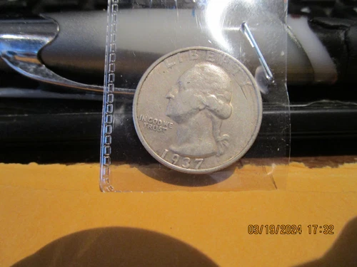 1937 S Washington Quarter  AU