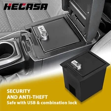 Center Console Safe Vault Storage Box For Toyota Tacoma 2016-2022 #00016-35986