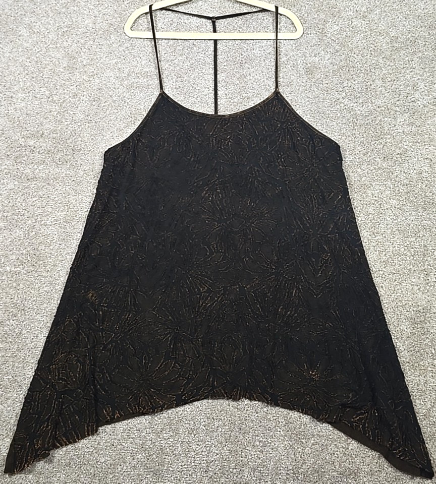 Buckle Gimmicks BKE Racer Back Tank Top Biker Distressed Loose Fit Women's Large