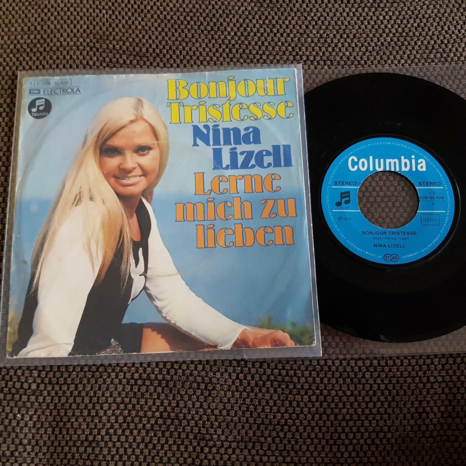 7"" Single Vinyl Nina Lizell - Bonjour Tristesse