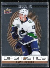 2020-21 UD Allure Diagnostics Quinn Hughes #D-12 H2R2B