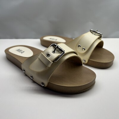 MIA ACA5011 Thia Bon Bonz Slide Women's US Size 8M Beige