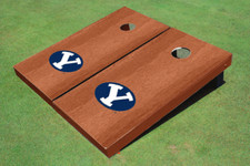 Brigham Young University BYU Solid Rosewood Cornhole Boards