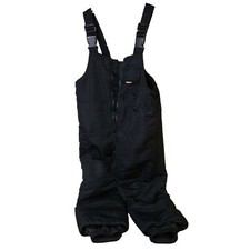 Cherokee Boy Girl Classic Heavyweight Snow Bib Ski Pant Black Size Extra Small