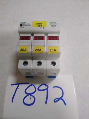 Rittal SV 9345.000 Fuse Holders 20 AMP FUSES INCLUDED