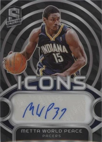 2023-24 Panini Spectra - Metta World Peace #IA-MWP
