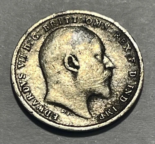 1903 Edward VII Threepence — photo from the most recent tracked eBay sale