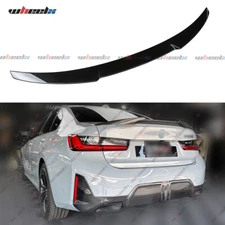 For 19-25 BMW G20 330i M340i G80 M3 Gloss Black M4 Style Rear Trunk Spoiler Lip