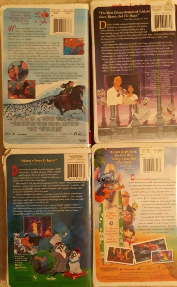 Walt disney masterpiece collection vhs lot - Image 3 of 3