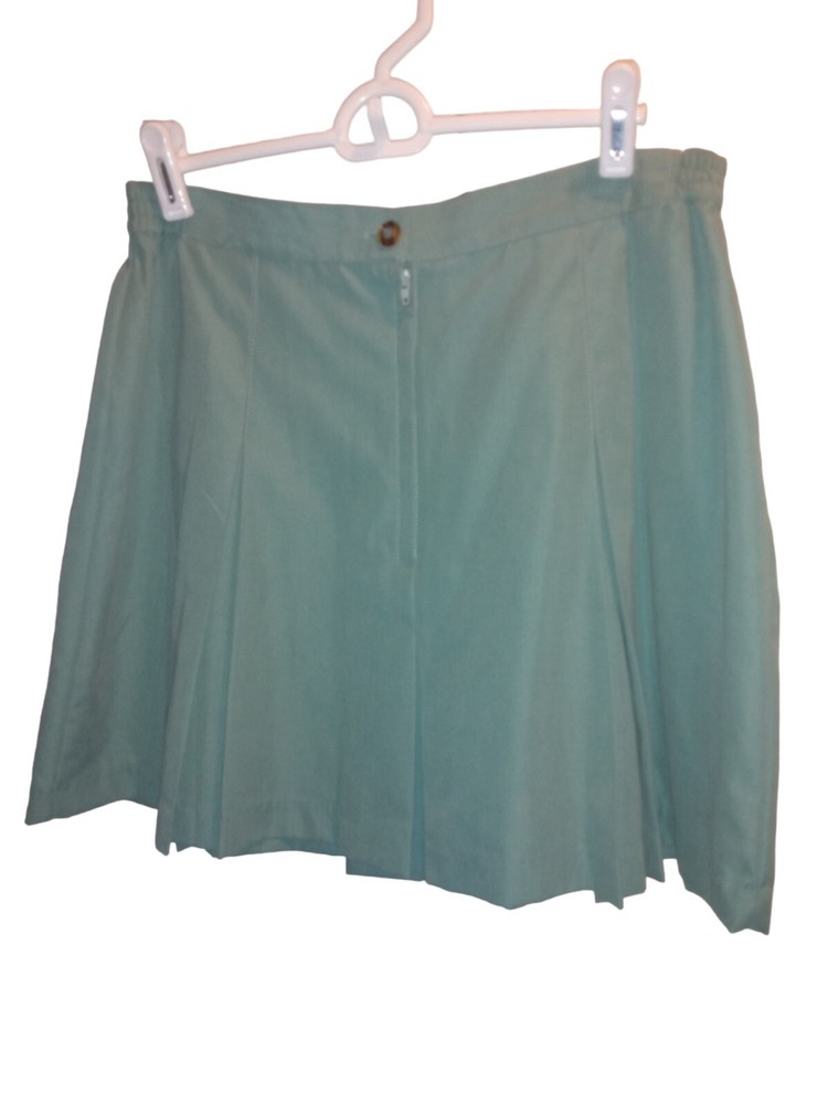 Jamie Sadock Green Pleated Golf Tennis Skirt with Pockets Womens Size 12