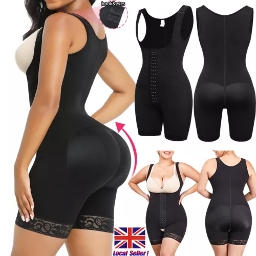Fajas Colombianas Shapewear Tummy Control Bodysuit High Compression Body Shaper - Picture 1 of 17