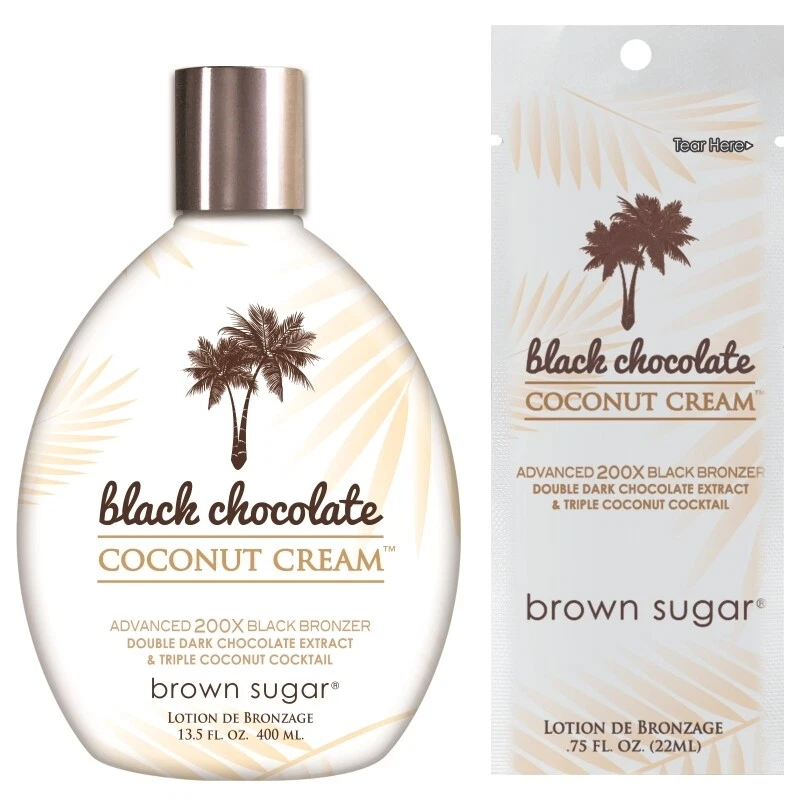 Tan Incorporated Black Chocolate Coconut Cream Bronzer sunbed tanning lotion