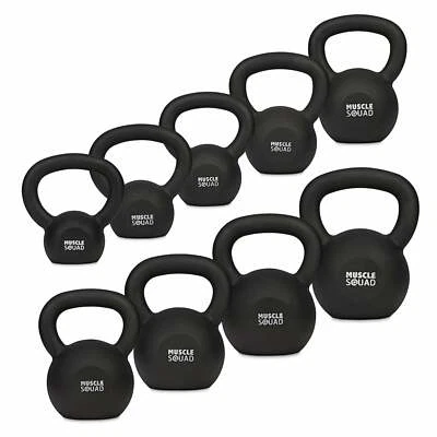 Gewichte - gusseiserne Kettlebells 4-28kg Multi Fitnessstudio, Fitnessgeräte - MuscleSquad