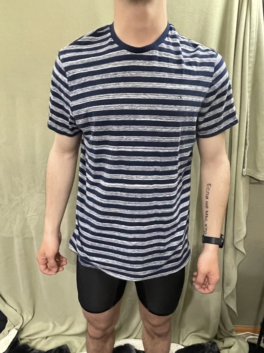 Calvin klein striped shirt sale