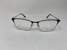 EMIL K EYEWEAR 64207 160 55/17/140 BLACK GOLD FLEX HINGE EYEGLASSES QW37 