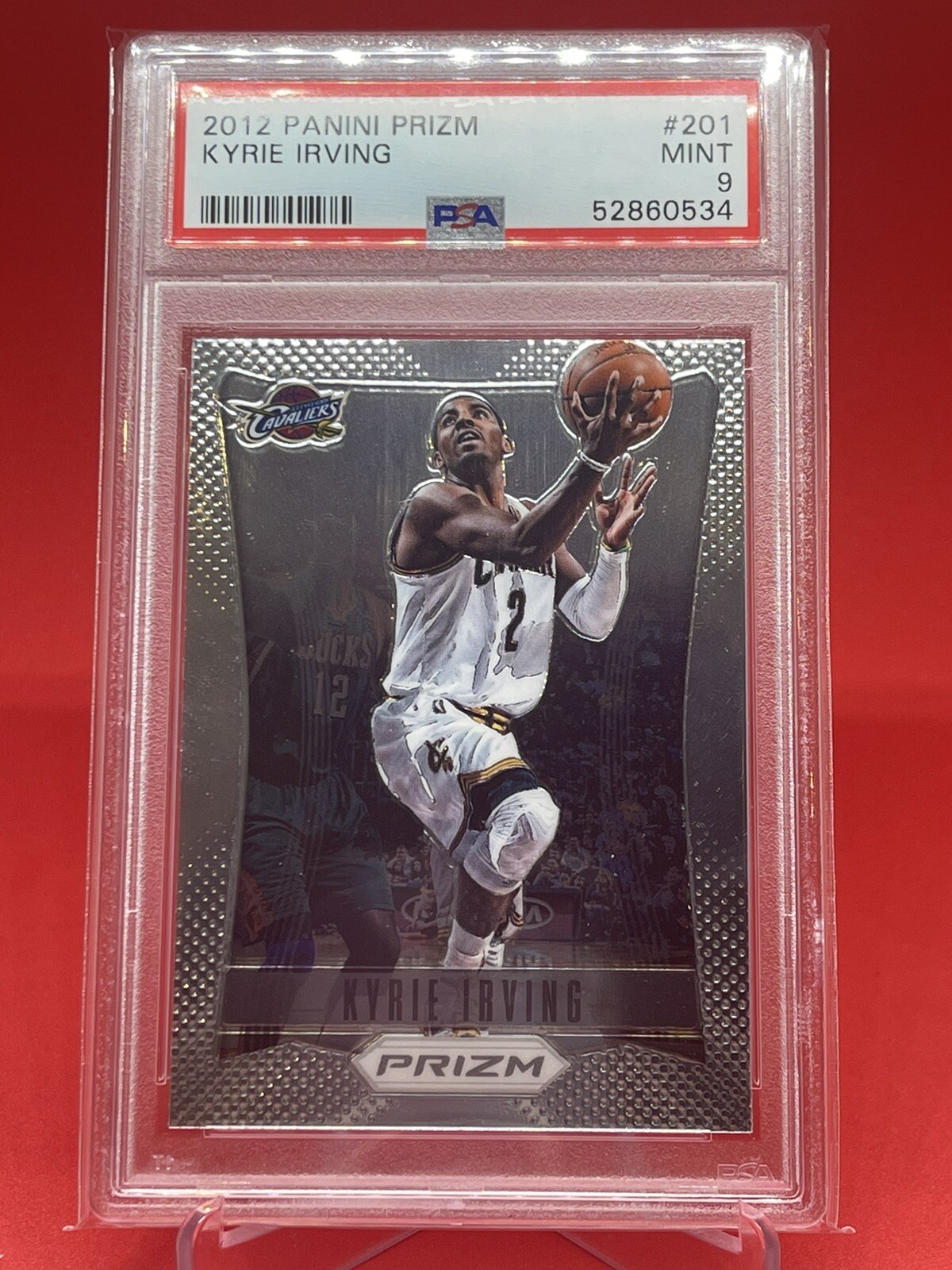 2012-13 Panini Prizm Kyrie Irving #201 Rookie RC PSA 9 MINT Dallas Mavericks