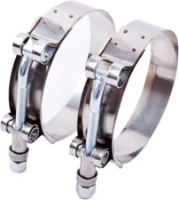 2x 3" Inch T-bolt Clamp Silicone Stainless Steel Hose Turbo Intake Intercooler