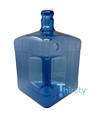 Gallon Water Bottle Square Reusable Stackable Drinking Canteen PC Plastic