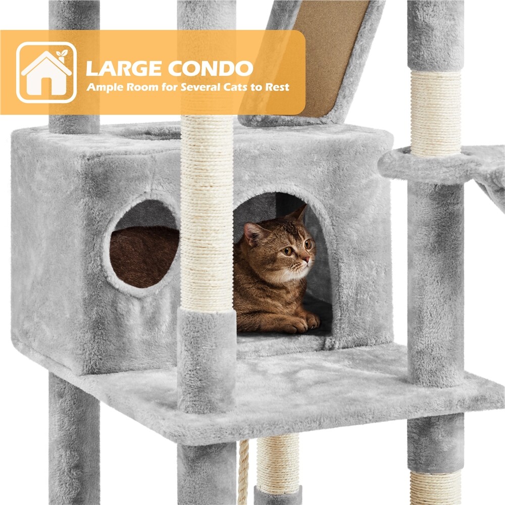 44 Inch Cat Tower PawHut 40