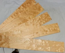 Quilted Maple guitar fingerboard blank fretboard 2.5x19.6" QMF15