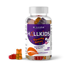 HallKids Multivitamin Gummies for Kids Vitamins A C D E B Complex 60 Gummies