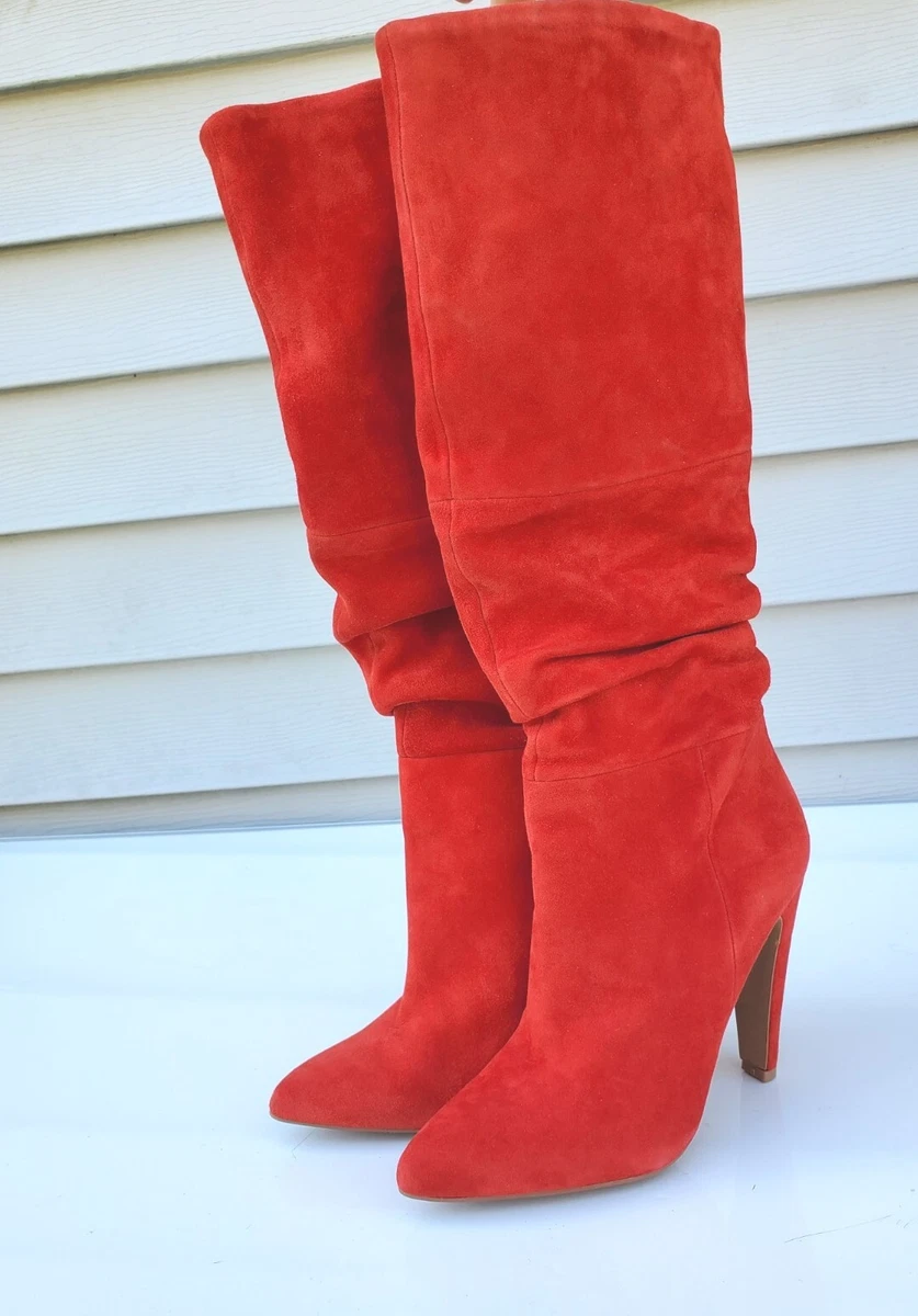 Steve madden carrie boot red 2025