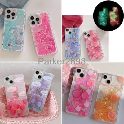Glitter Case For iPhone 14 13 12 11 Pro Max Plus XR XS 87 Glow in