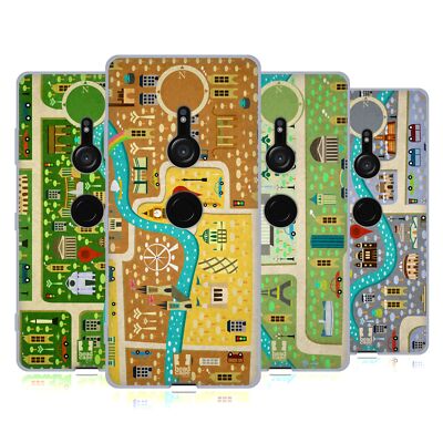 HEAD CASE DESIGNS CITY MAPS SOFT GEL CASE FOR SONY PHONES 1