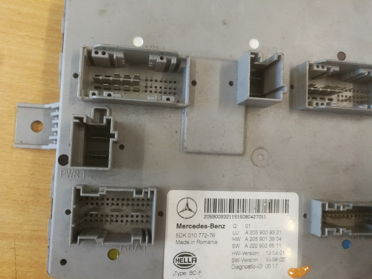 MERCEDES C CLASS W205 SAM UNIT CONTROL MODULE A2059009321 | eBay