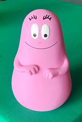 Plastoy - Salvadanaio Barbapapa' in gomma-plastica 80000 - cm 20x12