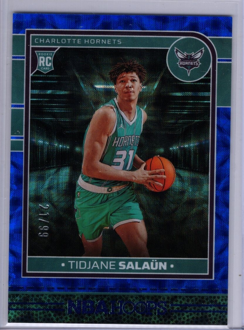 Tidjane Salaun 2024-25 Panini NBA Hoops RC Blue Scope 21/99 #236