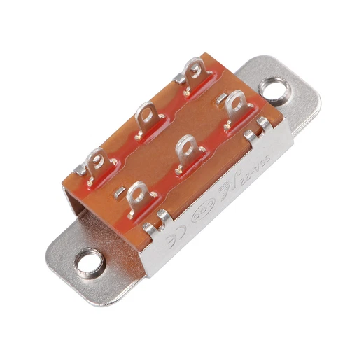 Schiebeschalter Hoher Drehknopf 6 Pin 2 Position SSK29 DPDT Panel Folie Schalter - Bild 5 von 5
