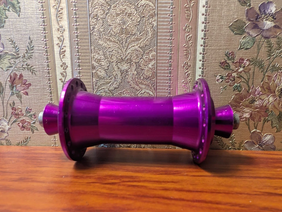 Ringle Bubba Purple Front Hub 32H Vintage 90s MTB 3dv  Quick Release Ringlé - Image 4 of 4
