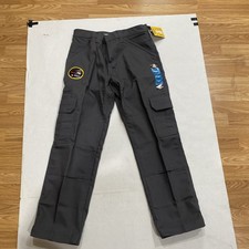 Dickies Flex Duratech Ranger Pants, Relaxed Fit Straight Leg Size 32x30 Gray