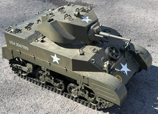 VTG 21st Century Toys WWII US Army M5 Stuart Tank Figure Playset 1:6 Scale