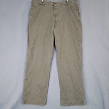 Dockers Men's Pants Khaki Size 40x32 100% Cotton Flat Front