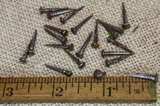 5/8” Old Cobblers Shoe Nails 25 Tacks 3/16” Round Domed Head Vintage Brads