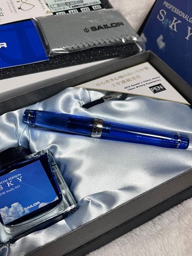 Sailor Professional Gear Sky 2020 Limited Füllfederhalter 21K MF Feder Neu - Bild 7 von 20