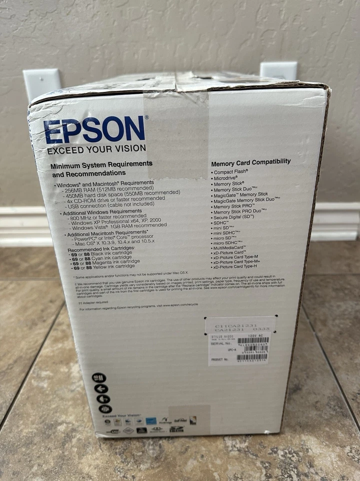 EPSON All-In-one NX100 Stylus Inkjet Printer - New Old Stock - Image 4 of 4