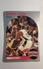 1990-91 NBA Hoops - Sidney Green #435 Normal Spacing Between Name and Position