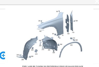 Wheel Arch Cover - Mercedes-Benz (254-880-34-02-64)