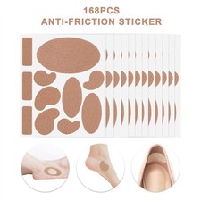 168 Pieces Moleskin for feet blisters Moleskin Tape Anti-wear Heels Stickers Bli