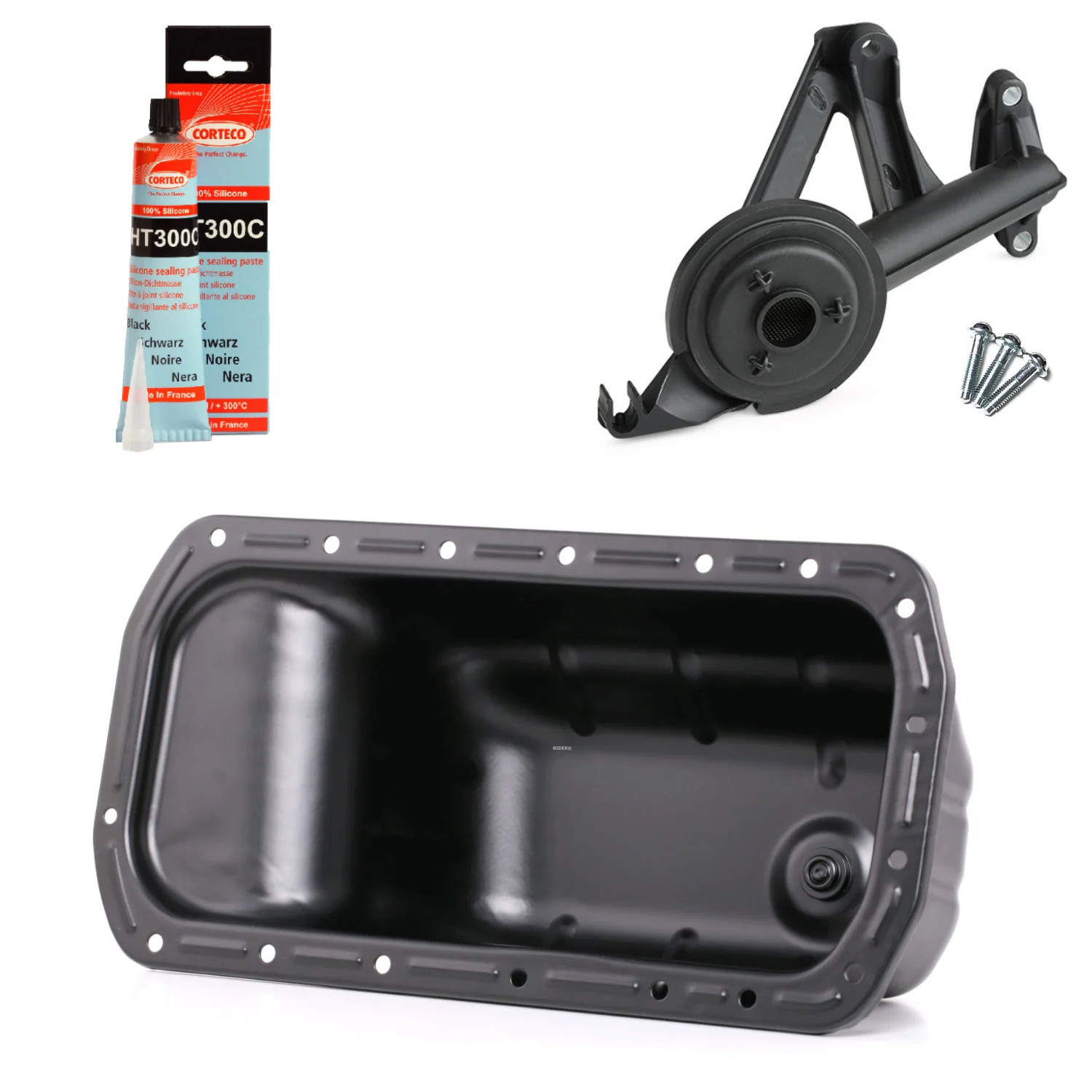 Carter d'huile avec crépine et pâte à joint pour moteurs Peugeot et Citroën 0301N1