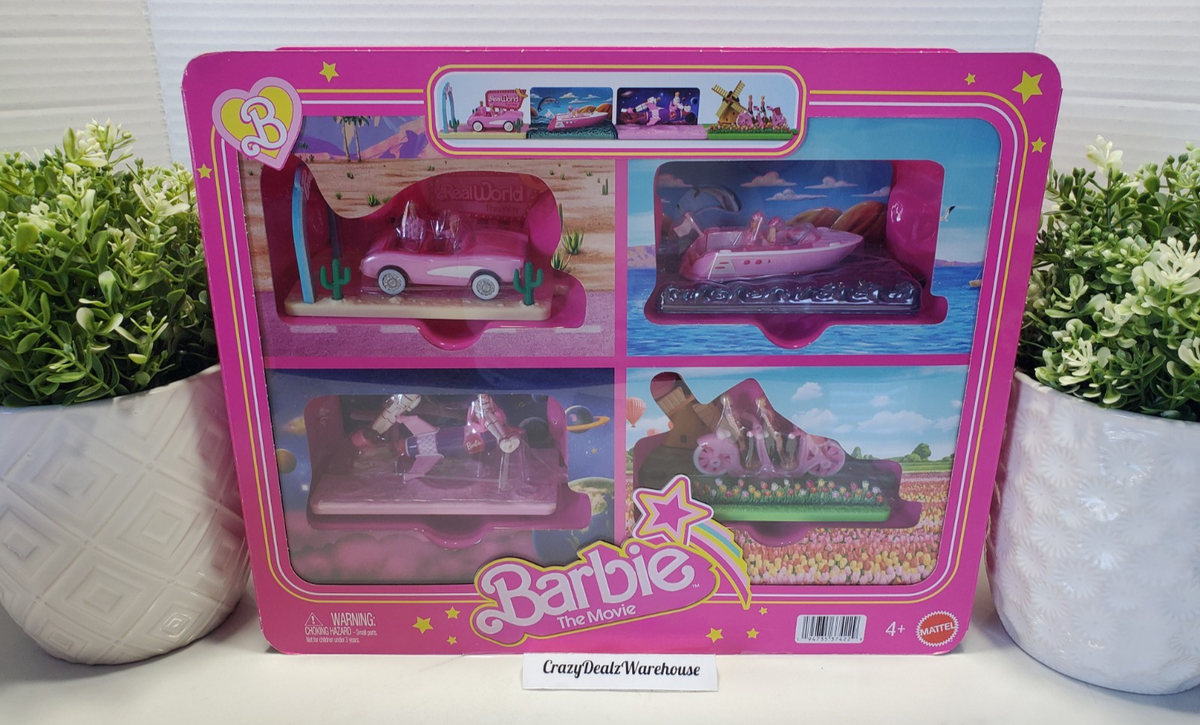 マザーカート ミニバギーパリエロ ピンクゴールド Barbie Mini BarbieLand The Movie Vehicle Collection💗 Includes