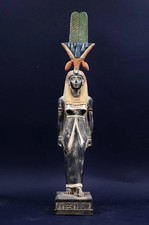 Authentic Ancient Egyptian Antiquities Statue of Goddess Seshat Rare Egyptian BC