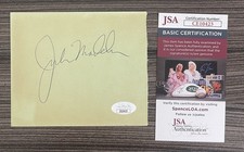 HOF Broadcaster Raiders John Madden Signed Autograph Cut - JSA