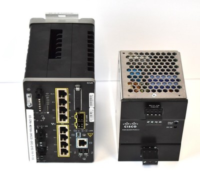 Cisco Catalyst IE-3200-8P2S-E Rugged Switch 8 Ports + PWR-IE240W-PCAC-L Power *